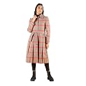 CHKOKKO Winter Wear Single Breasted Long Coat for Women