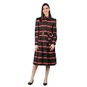 CHKOKKO Winter Wear Single Breasted Long Coat for Women
