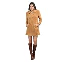 CHKOKKO Women Polyester Stylish Winter Wear Single Breasted Standard Length Coat