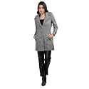 CHKOKKO Women Polyester Stylish Winter Wear Single Breasted Standard Length Coat