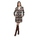 CHKOKKO Women Polyester Stylish Winter Wear Single Breasted Standard Length Coat