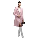 CHKOKKO Women Polyester Stylish Winter Wear Single Breasted Standard Length Coat