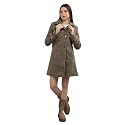 CHKOKKO Women Polyester Stylish Winter Wear Single Breasted Standard Length Coat