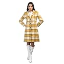 CHKOKKO Women Polyester Stylish Winter Wear Single Breasted Standard Length Coat