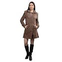 CHKOKKO Women Polyester Stylish Winter Wear Single Breasted Standard Length Coat