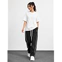 CHKOKKO Track Pants for Woman Workout Botton Wear Relaxed Fit Lightweight Quick Dry Sports Trousers for Woman Stylish Gym, Yoga and Travel Casual Lower