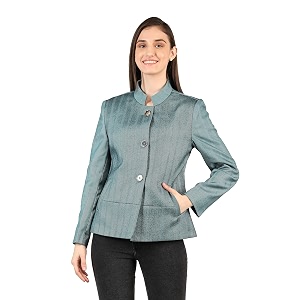 chkokko winter wear single breasted stylish short coat blazers for women