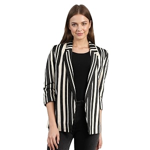 chkokko winter wear single breasted stylish coat blazer for women