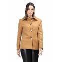 CHKOKKO Polycotton Winter Wear Single Breasted Stylish Short Coat Blazers For Women