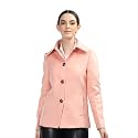 CHKOKKO Polycotton Winter Wear Single Breasted Stylish Short Coat Blazers For Women