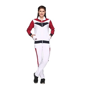 CHKOKKO Women Winter Zipper Full Sleeves Track
