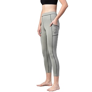 chkokko women39s stretch fit high rise yoga track pants stretchable gym legging tights with pocket