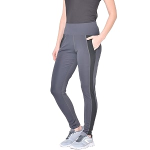 chkokko women high rise yoga track pants stretchable sports tights