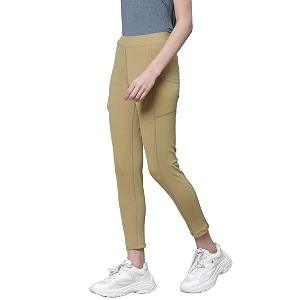 chkokko women39s stretch fit high rise yoga track pants stretchable gym legging tights with pocket