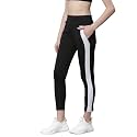 CHKOKKO Women High Rise Yoga Track Pants Stretchable Sports Tights