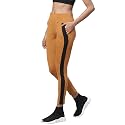 CHKOKKO Women High Rise Yoga Track Pants Stretchable Sports Tights