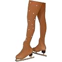 ChloeNoel Figure Skating Tan Over The Boot Tights TB8832