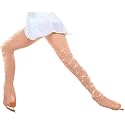 ChloeNoel Figure Skating Tan Over The Boot Tights TB8832