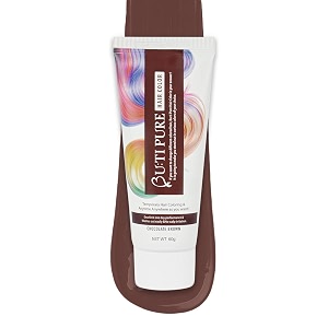 chocolate dark brown one day hair color  temporary root touch-up concealer for women amp men  ammonia paraben amp ppd free  washable hair colour  zero damage  60g