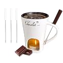 Chocolate Fondue Mug, Chocolate Melting Mug, Party Fondue Cup