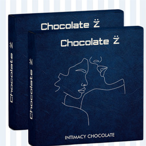 chocolate z instant mood boost dark chocolate for couples  mini love pack bars bar gift pack 2 x 1 units