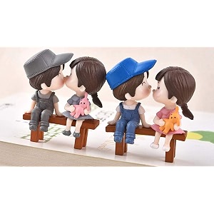 chocozone couple hug resin showpiece couple miniatures romantic gifts for girlfriend hug couple amp kissing couple on bench resin showpiece couple miniatures romantic gifts for boyfriend