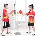 Chocozone Soft Rubber&amp;Solid Wooden Table Tennis Indoor Outdoor Trainer for Kids, Teenagers&amp;Chocozone Light Up Toys Glow Sticks Mixed Colors Party (Glow Bracelets) (Pack of 50) Multicolor