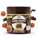 ChocZero Sugar Free Dark Chocolate Hazelnut Spread, Vegan, 12 oz Jar