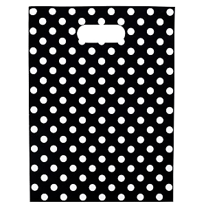 Choice Marts 100 Black Polka Dot Plastic