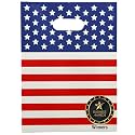 100 USA Flag Merchandise Bags 9x12 Patriotic