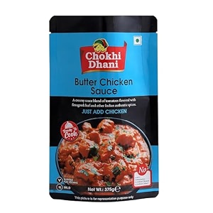 chokhi dhani butter chicken sauce  ready to gravy  pack of 3 375g each