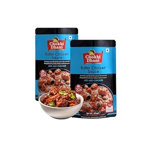 chokhi dhani butter chicken sauce  ready to gravy  pack of 2 375 grams each