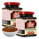 Chokhi Dhani Date and Tamarind Chutney, Sweet and Tangy Condiment for Dipping Chutneys, Indian Home Style Delicious and Ready-To-Eat Fresh Khatti Mithi Imli Khajoor Chatni (Pack of 2, 300g Each)