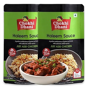 chokhi dhani haleem sauce  ready to cook gravy  pack of 2 375g each