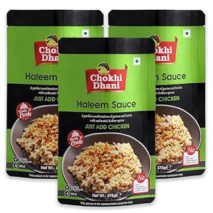 chokhi dhani haleem sauce  ready to cook gravy  pack of 3 375g each
