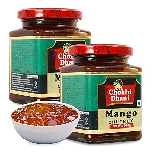 chokhi dhani mango chutney  aam chutney  300g pack of 2