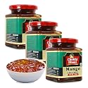 Chokhi Dhani Mango Khatti Mithi Aam Ki Chutney | Spicy Sauce | Rajasthan Ki Khatti Mithi Aam ki chatni | (Pack of 3, 300g Each)