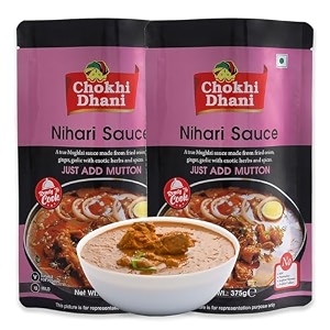 chokhi dhani nihari sauce  ready to cook gravy  pack of 2 375g each