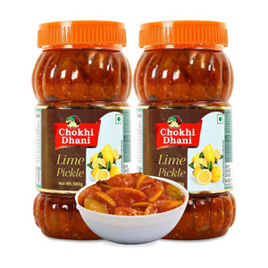 chokhi dhani nimbu ka achar lime pickle 2 x 500 g