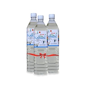 choms natural cold pressed kerala coconut oil 1 litre bottle case - pack of 6