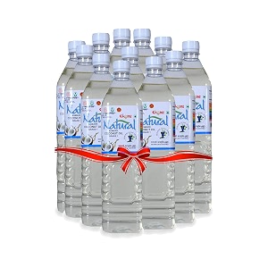 choms natural cold pressed kerala coconut oil 1 litre bottle case - pack of 12
