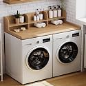 ChooChoo Washer Dryer Countertop, Adjustable Shelf, 2-Tier