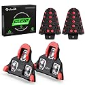 Chooee Road Bike Pedal Cover, Cycling Shoes Cleat Cover Shimano SPD-SL SM-SH10/SH11/SH12, Bike Cleats Covers Kit for SPD-SL Bicycle Pedal Cleats Red/Yellow/Blue