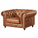 Modern &amp; Classic Leatherette Chesterfield Sofa Set/for Living Room (1 Seater)