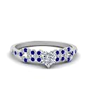Choose Your Gemstone Beautiful XO Design Diamond CZ Ring 925 Sterling Silver Heart Shape Side Stone Engagement Rings Lightweight Office Wear Everyday Gift Jewelry US Size 4 to 12