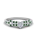 Choose Your Gemstone Beautiful XO Design Diamond CZ Ring 925 Sterling Silver Heart Shape Side Stone Engagement Rings Lightweight Office Wear Everyday Gift Jewelry US Size 4 to 12