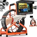 [ChoosePRO®] HD1080P Sewer Camera [Plumber Loved] Gooseneck Mount, 0.637'' Thicker Reel, 1s Twist-Unlock Reel, 4.3'' w/DVR-32GB Drain Camera, Plumbing Pipe Inspection Camera, 5000mAh 100ft Cable
