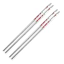 Chopsticks Docat 2 Pair Steel Chopstick Reusable Chop Sticks Eating for Noodles Sushi Hotpot 23 cm Long Metal Lightweight Chopsticks Easy to Use (Pink)