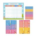Chore Chart for Kids Magnetic Responsibility Chart Reward Chart 3D Stars