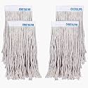 Cotton Mop Refill for Floor Cleaning 250gm (White) - (PACK OF 4)